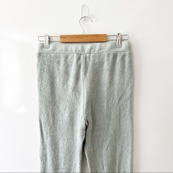 NWT Anthropologie Stateside Tawny Sherpa Fleece Joggers - Picture 6 of 13